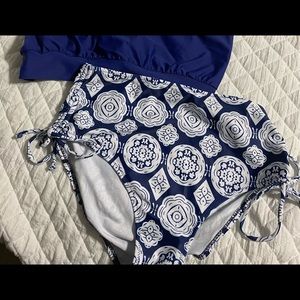 Women Holipick 2 Piece Blouson Bathing Suit